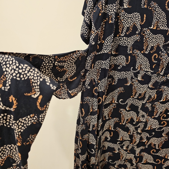 Sugarhill Shirt Dress Dessie With Leopard Spots Size 14 Excellent Condition - Picture 10 of 10